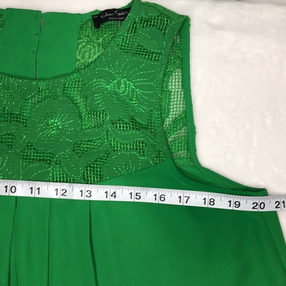 Green Baby Doll Top Large - Picture 11 of 12